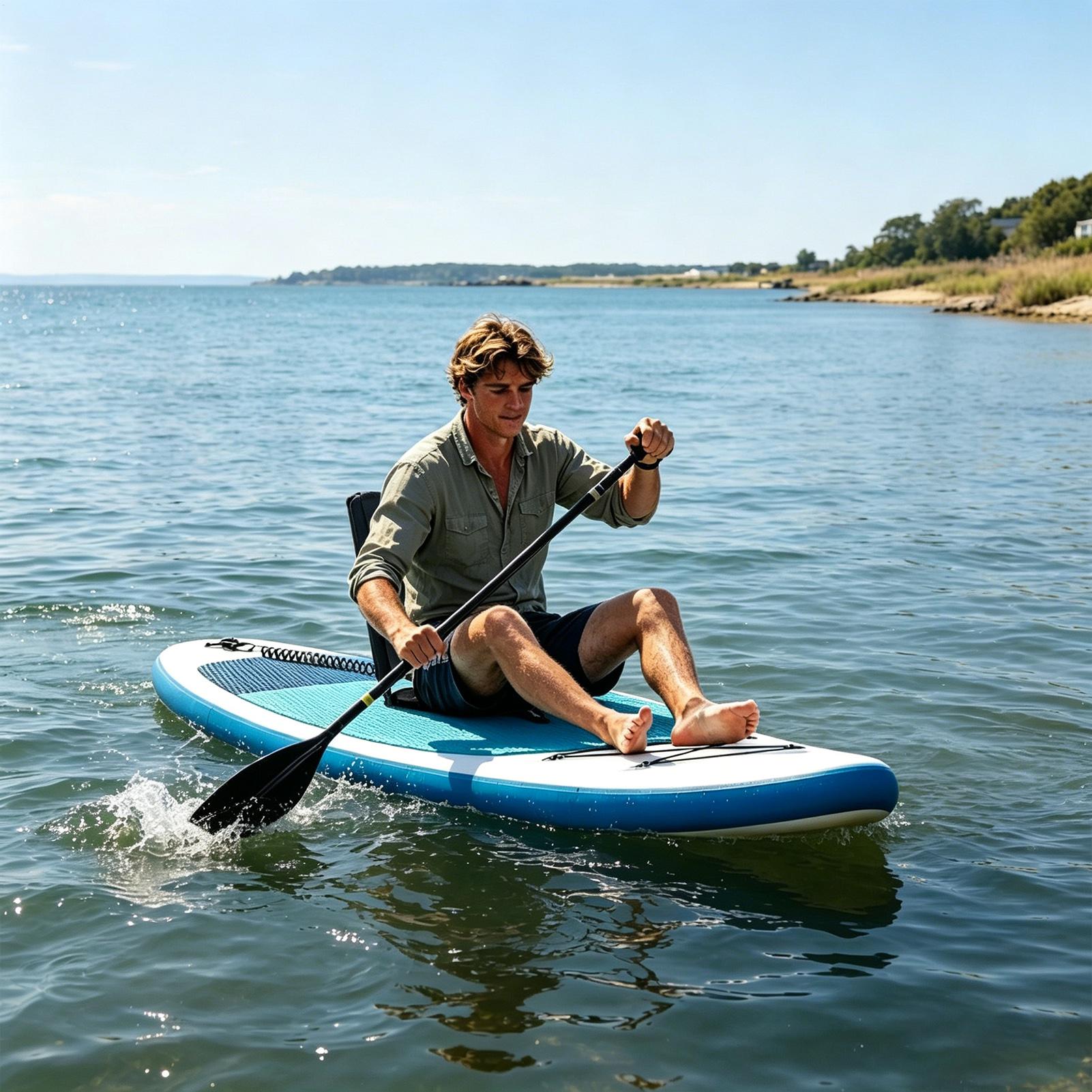 وسادة مقعد كاياك محمولة قابلة  - مراجعة Fishing Kayak Paddle وسعره