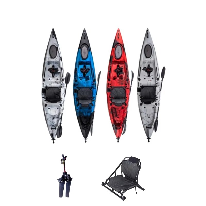 قارب كاياك صيد بطول 12 قدمًا م - مراجعة Fishing Kayak Pedal Drive وسعره