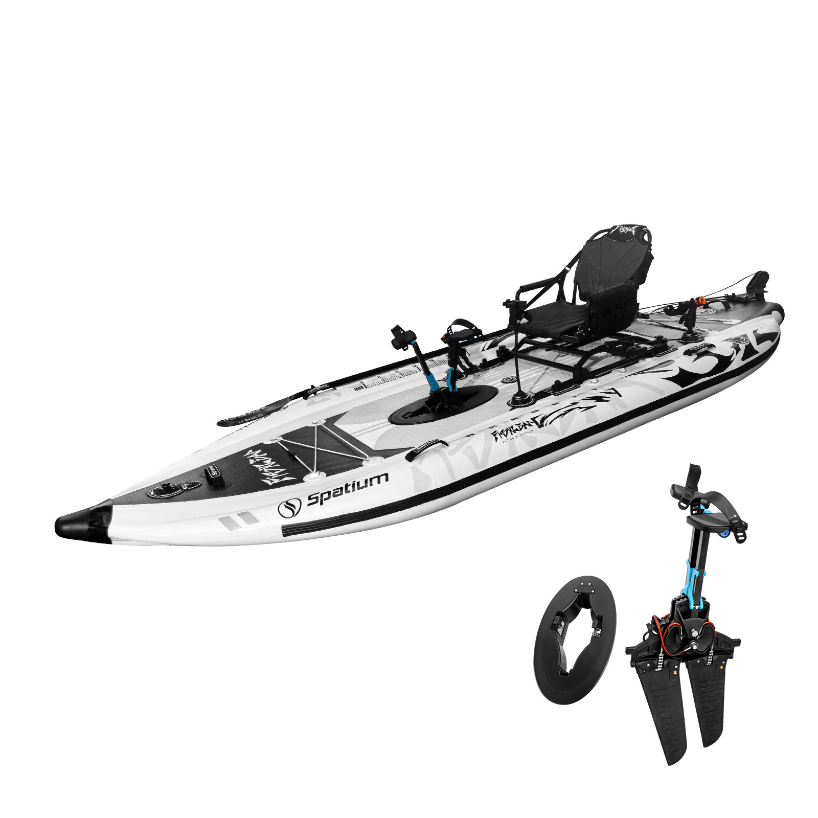 قارب كاياك قابل للنفخ من سباتي - مراجعة Fishing Kayak Seat وسعره