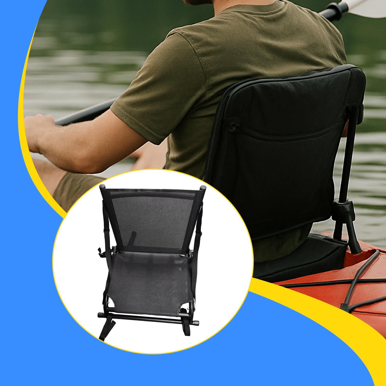 مقعد كاياك مع دعم خلفي، مطوي،  - مراجعة Fishing Kayak Seat وسعره