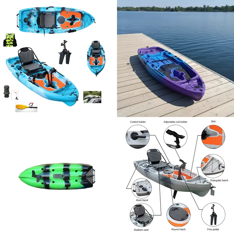 كاياك فيكينج أوشن للشخص الواحد - مراجعة Fishing Kayak Pedal Drive وسعره