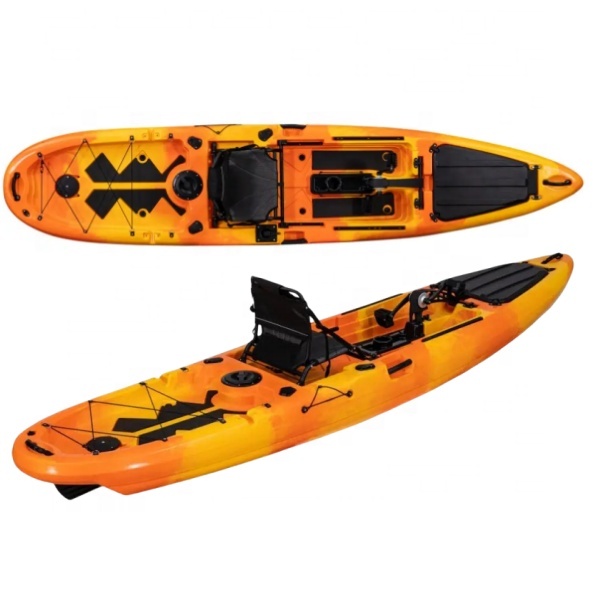 2024 13ft 3.96M - HD شخص واحد  - مراجعة Fishing Kayak Pedal Drive وسعره